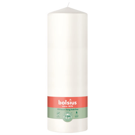 Bolsius Blockljus 30x9,8cm vit 1x4-p